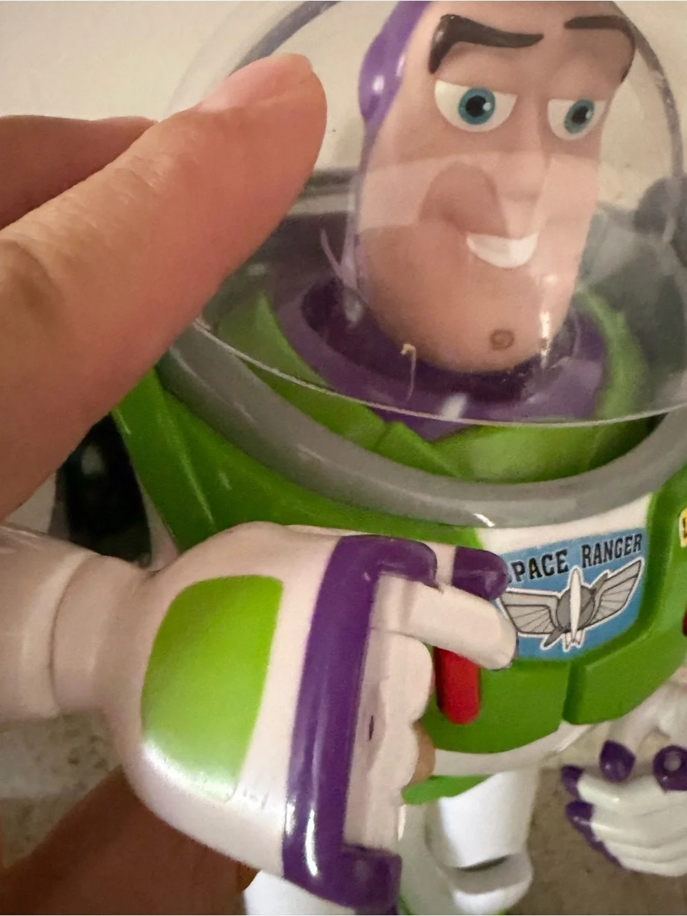 Disney Buzz Lightyear Action Figure and Emperor Zurg Lightup Projection Game